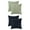 Light Green/Dark Blue, variant on Unique Bargains Set of 4 Solid Striped Soft Sofa Throw Pillow Covers Home Decor White/Dark Blue 12" x 20"