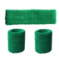 thumbnail image 2 of justharion Unisex Polyester Elastic Wristband Headband Set Solid Color Breathable Sports Basketball Sweatband, 2 of 8