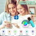thumbnail image 4 of Mixfeer Karaoke Machine for Kids Adults with 2 Wireless Karaoke Microphones, Mini Portable Bluetooth Karaoke Speaker, Birthday Gifts for Boys Girls, Green, 4 of 7