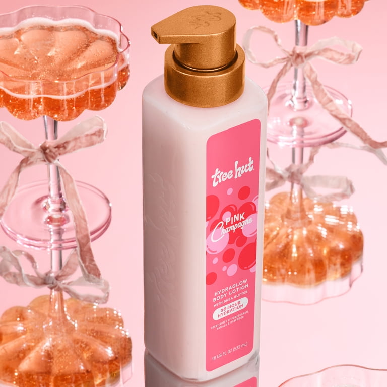 Tree Hut Pink Champagne Hydraglow Shea Butter Body Lotion, 18 fl