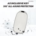 thumbnail image 4 of Key Fob Cover Compatible with Genesis GV60 GV80 G70 G90 2022-2025 5 Button Keychain Case Holder Protector,Short Keychain-black, 4 of 7