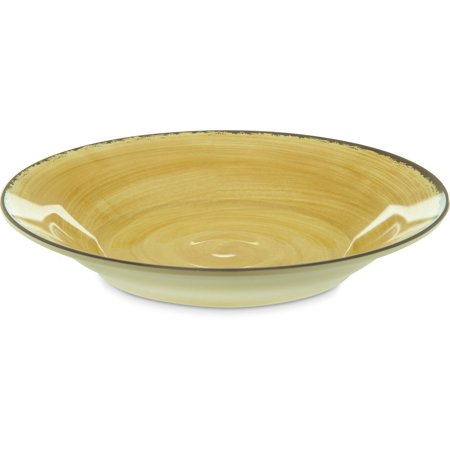 Sierrus Rimmed Nappie Bowl - Carlisle 4352235 Dallas Ware Melamine Rim Nappie Bowl 14 oz. Capacity 5.53 x 2.28