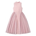 thumbnail image 4 of JIAYUE Girls Dresses A-Line Semi Turtleneck Elegant Long With Pleated Sleeveless Design For Summer Formal Occasions And Party Wear Stylish Kids Dress, 4 of 9