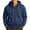 Navy, variant on Casual Hooded Jackets for Men Zip Up Long Sleeve with Pockets Outdoor Jacket