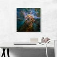 thumbnail image 2 of ARTCANVAS Mystic Mountain Carina Nebula Hubble Telescope NASA Canvas Art Print - Size: 18" x 18" (1.50" Deep), 2 of 9