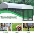 thumbnail image 6 of BOSSIN 4x4x6 FT Heavy Duty Large Dog Kennel Playpen Outdoor with Secure Lock, 6 of 7