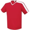 thumbnail image 1 of Youth Genesis Soccer Jersey, Scarlet & White - Large, 1 of 1