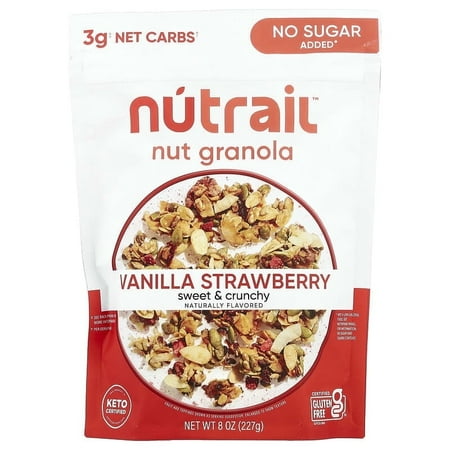 NuTrail, Nut Granola, Vanilla Strawberry, 8 oz