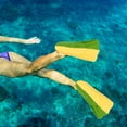 thumbnail image 3 of OUNONA 1 Pair of Silicone Snorkeling Flippers Silicone Diving Fins Flippers Swimming Training Fins, 3 of 8