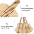 thumbnail image 5 of 4pcs Students Guitar Shaped Bookmarks Creative Bamboo Page Clips Bookmarks Gift, 5 of 8