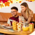 24 count Fall Thanksgiving Popcorn Boxes Pumpkin Leaves Popcorn Boxes ...