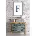 thumbnail image 3 of Monogram, Estate, Gray and Blue, F (24x36 Giclee Gallery Art Print, Vivid Textured Wall Decor), 3 of 3