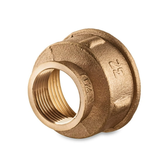 Pipe Fittings Brass Coupling 3/4" Female x 1 ¼” Female Brass Reducing Coupling