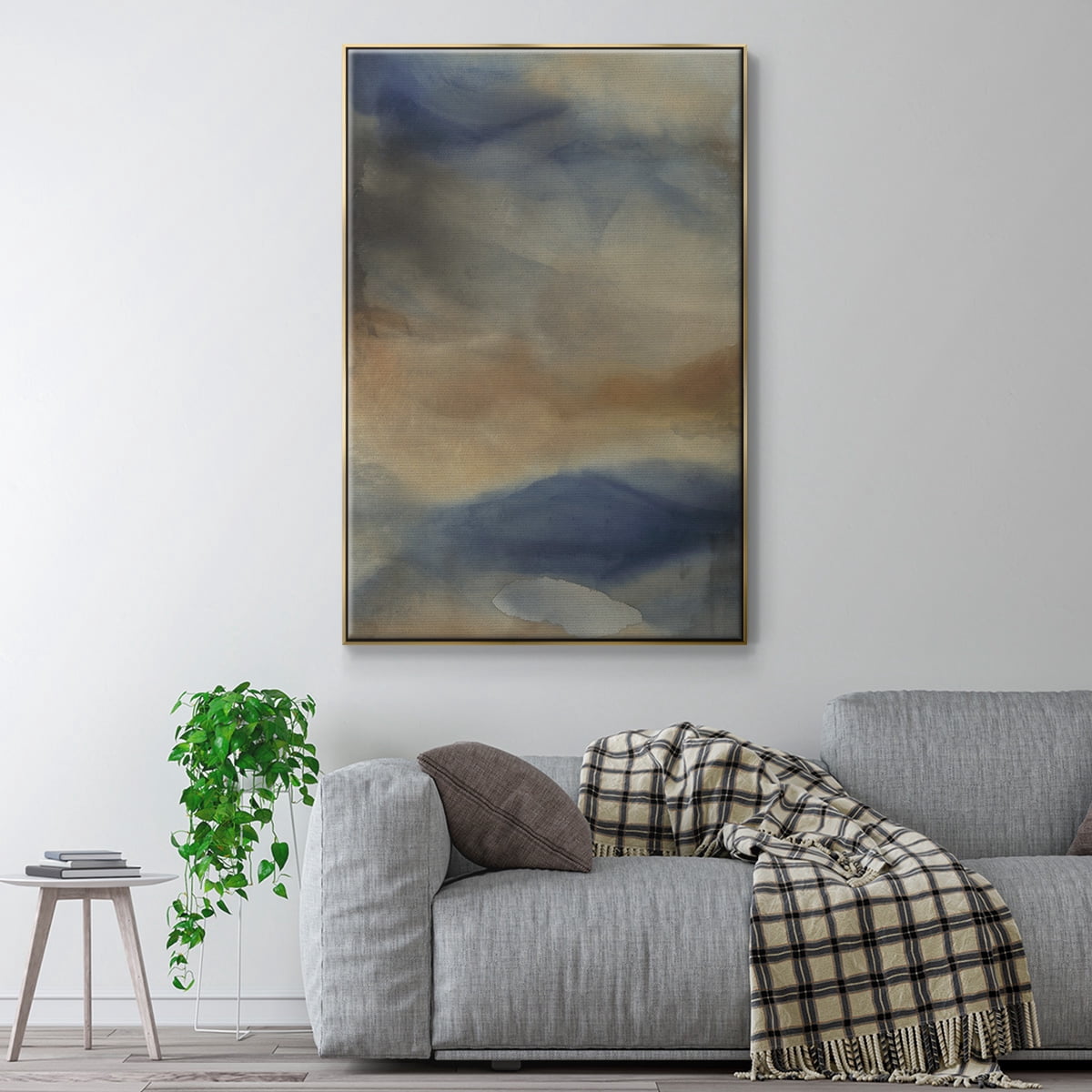 Reflection Framed Premium Gallery Wrapped Canvas - Ready to Hang - 25 x 37 - Gold Floating Frame