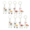 thumbnail image 2 of 24 llaveros de alpaca de PVC, adorables llaveros multifunción para decorar bolsos., 2 of 7