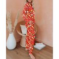 thumbnail image 3 of Ekouaer Women's Pajama Set Long-Sleeved Pajama Set Loungewear Pullover Pajamas Sweatshirt and Pocketed Pants, 3 of 5