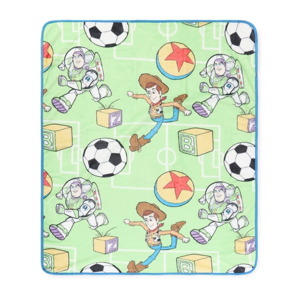 Toy Story Soccer Jeté en Molleton au Toucher Soie