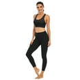 thumbnail image 5 of Racerback Sports Bras Padded Yoga Bra For Women Cami Tank Tops Spaghetti Strap Super Soft Black/ White/ Green, 5 of 8