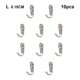 thumbnail image 3 of Colgador de ropa Naiovety 10 piezas Autoadhesivo Acero Inoxidable, 3 of 6