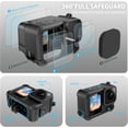 thumbnail image 4 of czcpp-FitStill Étui de Protection en Silicone Noir pour Go Pro Hero 13 Noir, Protection Latérale de Batterie & Protecteurs d'Écran & Capuchons de Lentille & Lanière pour Go Pro Hero 13 Kit d'Accessoires Noirs, 4 of 4