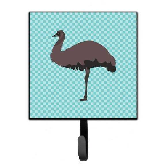 Carolines Treasures BB8096SH4 Emu Blue Check Leash or Key Holder