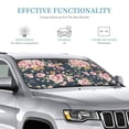 thumbnail image 3 of Bingfone Vintage Floral Car Windshield Sunshade,Sun Foldable Sun Shield Sun Visor For Car - Medium, 3 of 8