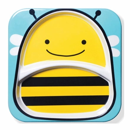 Divided Dish Tag - Skip Hop Zoo Divided Plate - Bee