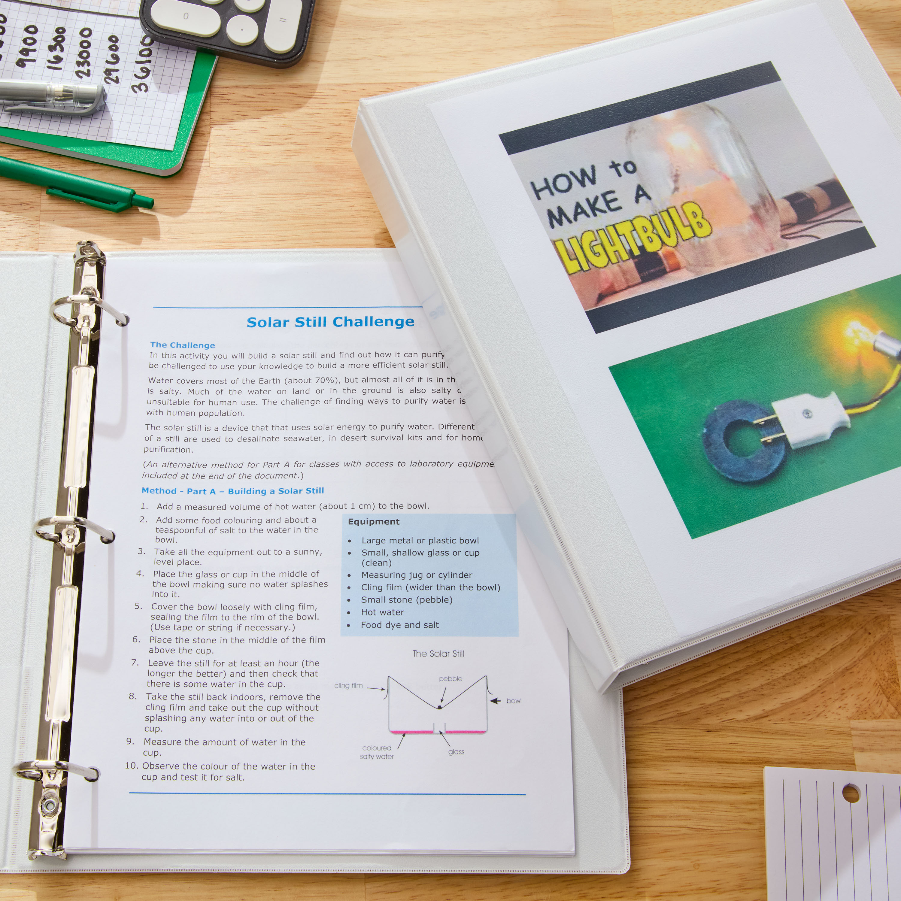 (2 pack) Pen+Gear Durable View 1-inch D-Ring Binder White, 4 Count
