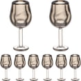 thumbnail image 1 of FELTECHELECTR 10 copas de vino para muñecas, juguetes, accesorios para muñecas, casa de muñecas, copas de vino, juguetes de cocina para niños., 1 of 6