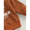 thumbnail image 6 of Wassery Toddler Boys Girls Fall Clothes Kids Halloween Outfits Long Sleeve Pumpkin Letter Print Sweatshirt 12M-5T, 6 of 6
