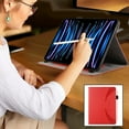 thumbnail image 6 of Decase Slim Shell for Galaxy Tab S9 Ultra,Premium PU Leather Lightweight Tablet Case with Multi-Viewing Stand Magnetic Clasp Anti-Scratch Cover,for Samsung Tab S9 Ultra 14.6"(SM-X910/X916) - Red, 6 of 8