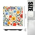 thumbnail image 2 of High Precision Body Weight Scale Smart Bathroom Scales with Large LCD Display(400lbs),Decorative for Bedroom-Flowers And Leaves In Bright Colors, 2 of 4
