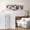 White, variant on Wood Short Room Divider 3 Panel, 2.6 Ft Tall Shutters Folding Divider for Room Separation, White Room Partitions and Dividers Freestanding, Foldable Wall for Home Bedroom Office