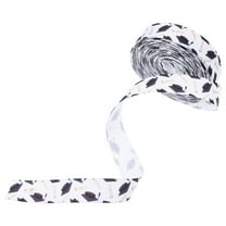 FRCOLOR 1 Roll DIY Graduation Wrapping Ribbon Unique Polyester Ribbon for Grad Party Favors Graduation Season Bow and Grad Decorations