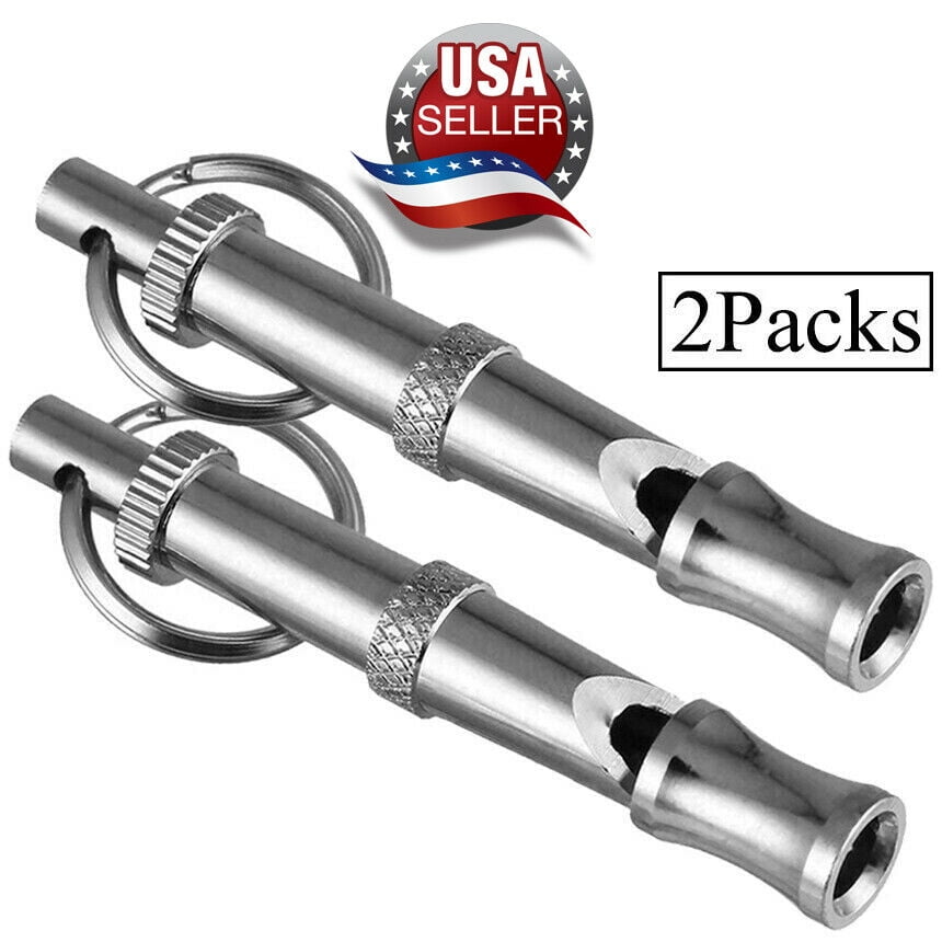 2 PCS SET Hot Pet Dog Training Whistle Dog Obedience Stop Barking Pet Adjustable VeniCare