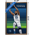thumbnail image 3 of NBA Minnesota Timberwolves - Karl-Anthony Towns 23 Wall Poster, 22.375" x 34" Framed, 3 of 5