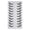 Y1033, variant on Half-eye false eyelashes, 10 pairs, clear band, extra dense at outer corner, natural & lively, thick & crisscross