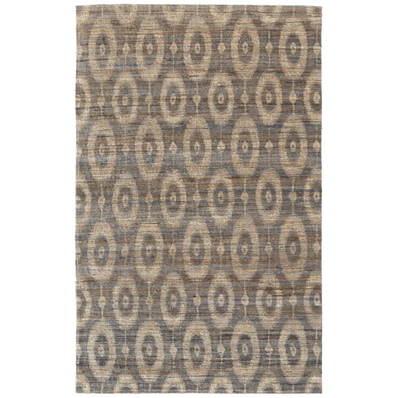 Feizy Lilliana Transitional Geometric, Gray/Tan, 2' x 3' Accent Rug Handmade Reversible Casual Polka Dots Design Carpet for Living Dining Bed Room