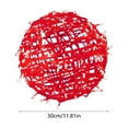 thumbnail image 3 of Kumdkd Solar Powered Hanging Tree Lights - Red LED Ball Outdoor Waterproof Decoration, Garden Yard Beautification, Christmas Day Lighting, 3 of 6