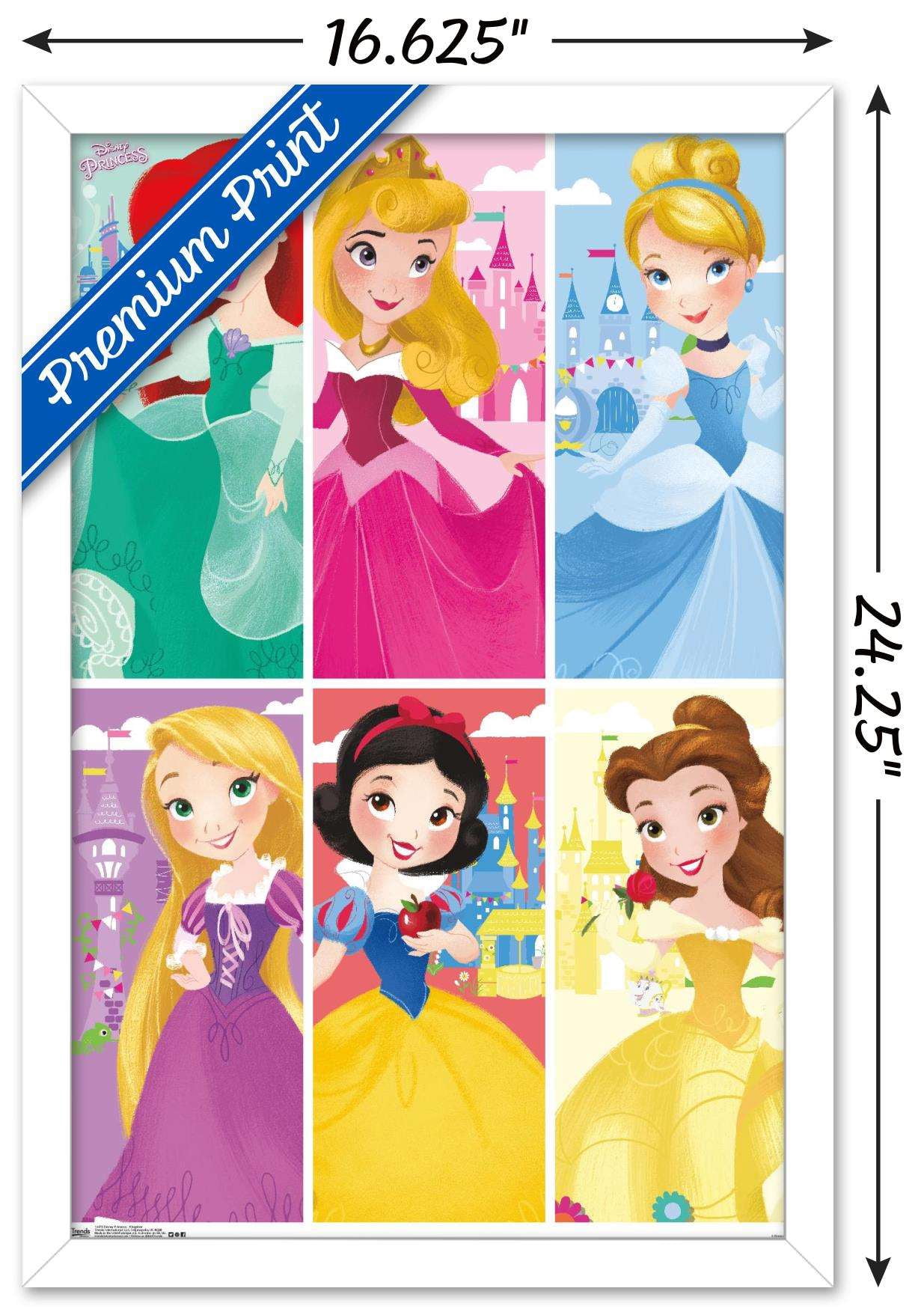 Disney Princess - Kingdom Wall Poster, 14.725" x 22.375", Framed