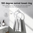 thumbnail image 3 of Classic 4-Piece Bathroom Accessories Set, 24-inch Towel Bar, Toilet Paper Holder, Towel Ring, and Robe Hook, Durable Zinc Alloy & Stainless Steel, (Polished Chrome Finish), 3 of 7