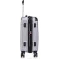 thumbnail image 6 of Rockland London Hardside Spinner Wheel Luggage, Carry-On 20-Inch and Tote 14-Inch, Silver, 6 of 6