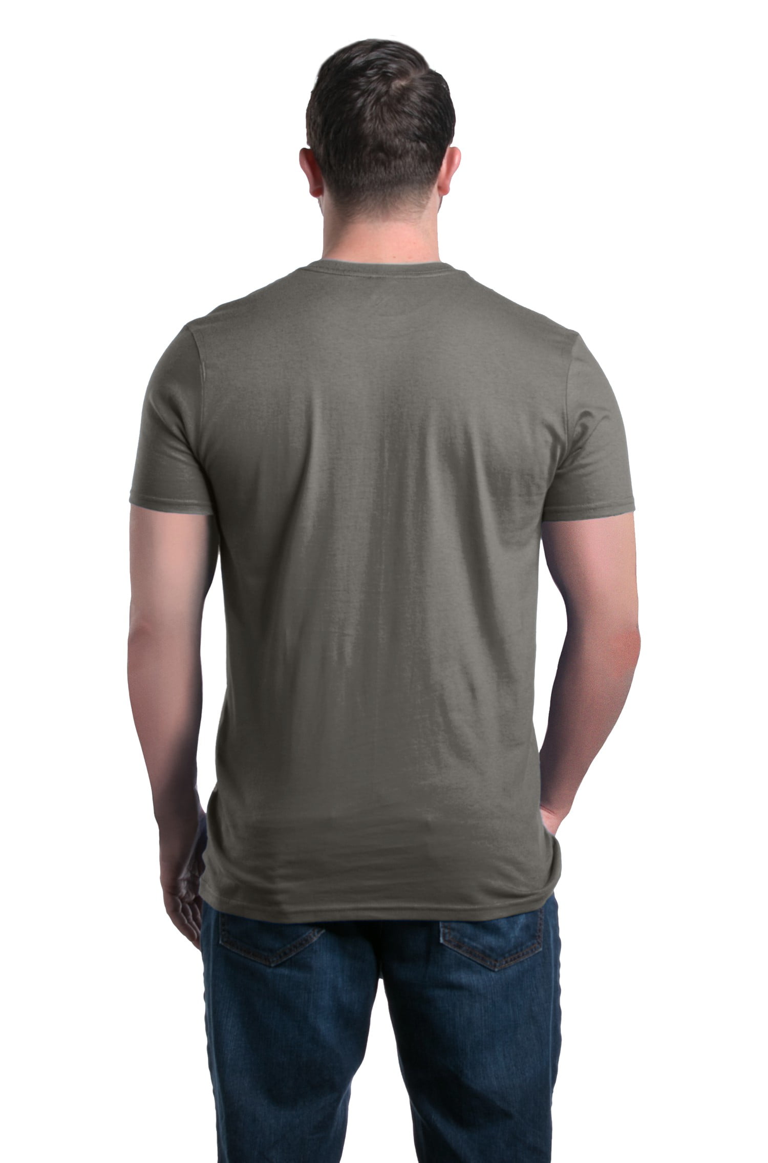 Shop4Ever Men's Autism Awareness Puzzle Pieces with Words Graphic T-shirt XXXXX-Large Charcoal