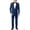Black Notch Lapel, variant on Giorgio Fiorelli Men’s G47815/18 One Button Modern Fit Two-Piece Peak Lapel Tuxedo Suit Set - Navy - 46R