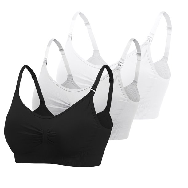 3 Pack Nursing Bra For Breastfeeding Maternity Bras Push Up Seamless Pregnancy Bralette 