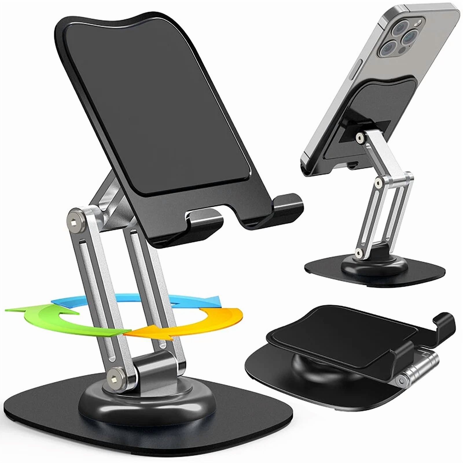 Foldable & Portable Aluminum Desktop Cell Phone Holder Desk Stand Metal Base Us