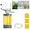 4W, variant on Aquarium Silent Motorized Filter, Ultra Quiet 4-Stage Fish Tank Filter with 15kPa Strong Suction Pump, Adjustable Flow & Oxygenation for Freshwater Saltwater Reef Turtle Tank