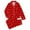 Red, variant on Tiweut Womens' Leisure Pajamas Sets for Christmas Flannel Long Sleeve Lapel Tops and Long Pants Cozy Loungewear Floral Print Holiday Season Nighttime Holiday Ladies Sleepwear Set,Green,L