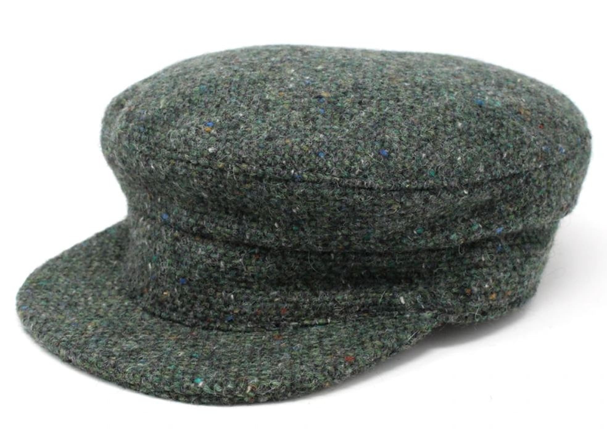 Hanna Hats of Donegal Skipper Tweed Cap 