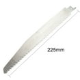 thumbnail image 2 of Reciprocating 225mm/9in 8TPI Multi Saw Blade S1122C Silver Stainless Steel For Cutting Bone Meat Handsaw Jig Saw, 2 of 28